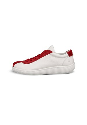 ECCO SOFT ZERO W - Sneakers - white chili red