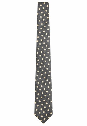 Next SIGNATURE MADE IN ITALY PRINTED MELANGE - REGULAR FIT - Krawatte - navy blue polka dot