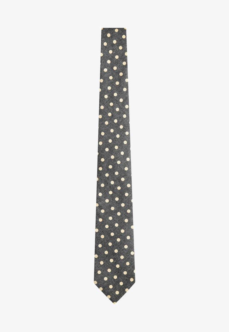 Next SIGNATURE MADE IN ITALY PRINTED MELANGE - REGULAR FIT - Nyakkendő - navy blue polka dot