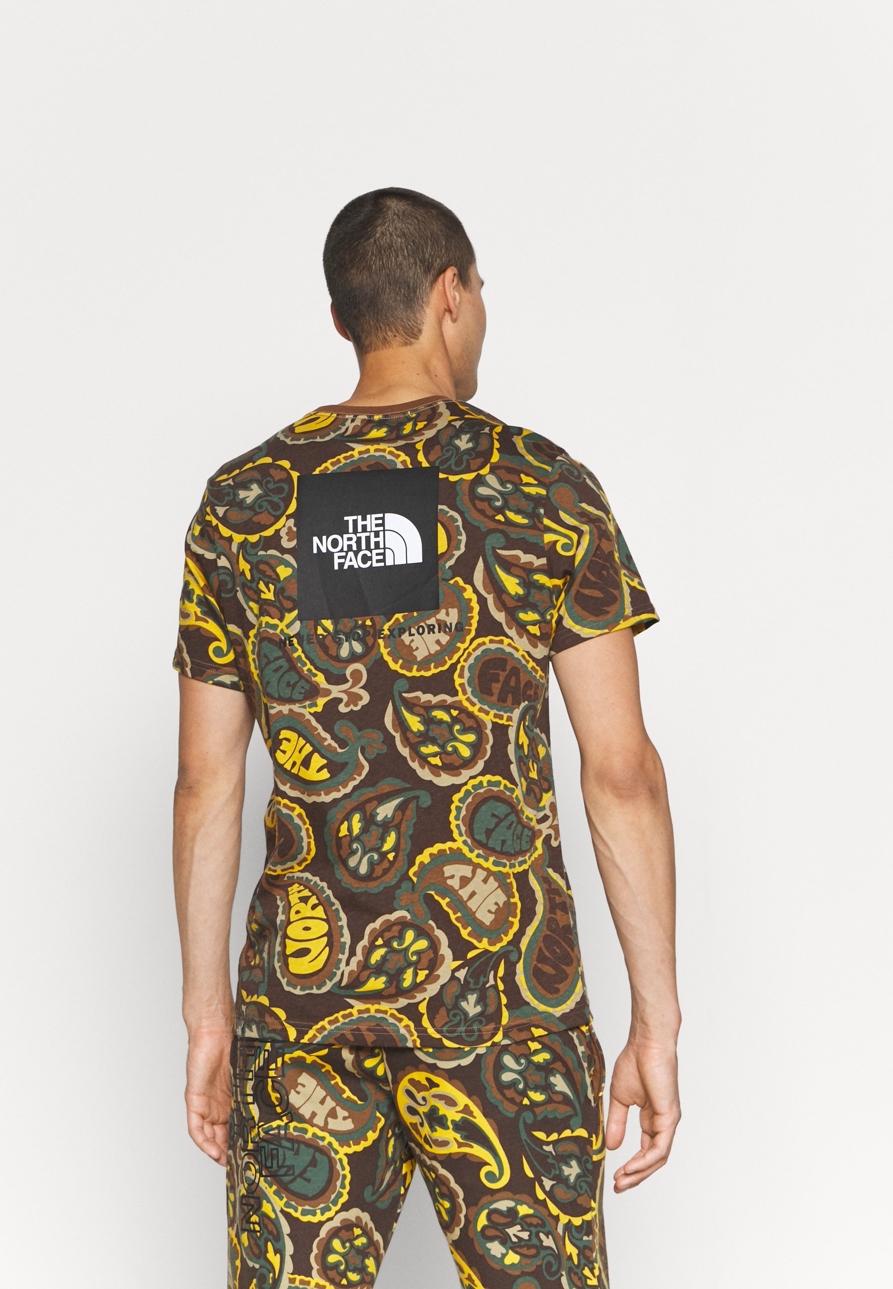 the north face t shirt brown
