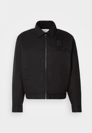 Calvin Klein Jeans ZIP JACKET - Kerge jope - black