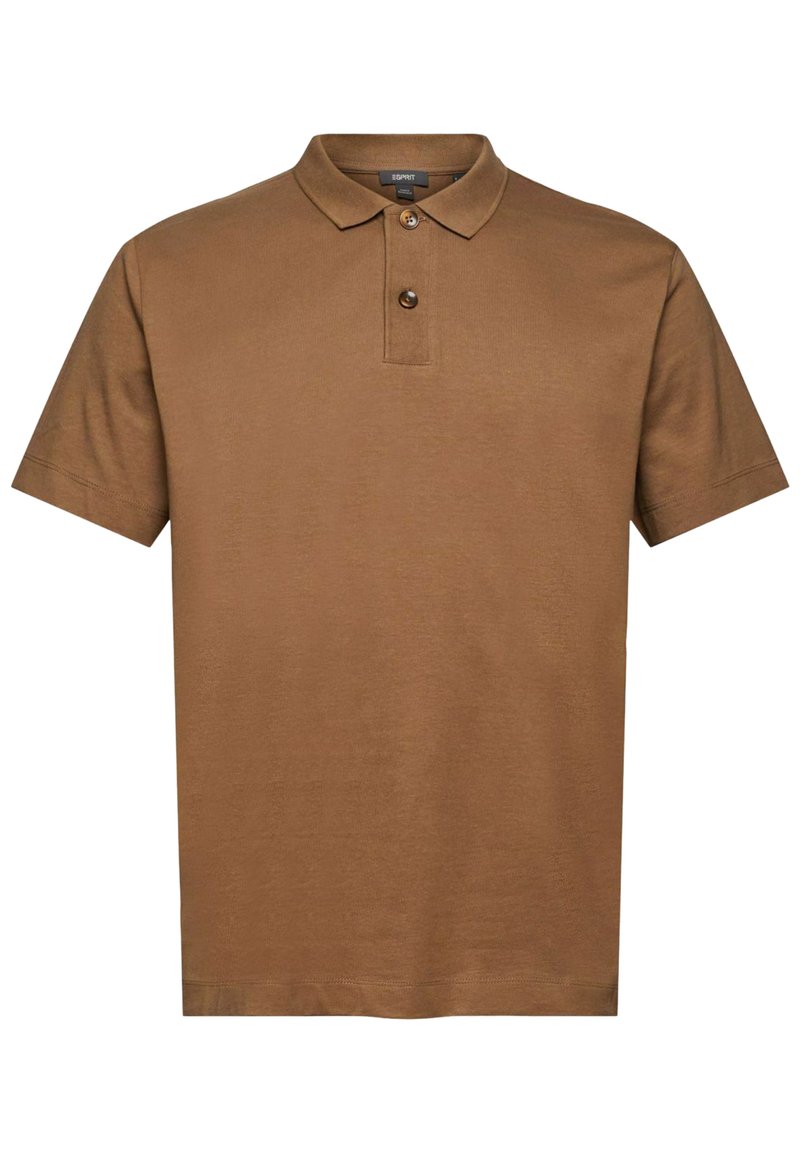 Herren T-Shirts basic | Esprit Collection Poloshirt caramel/cognac - ZM09593 Herren T-Shirts basic | Esprit Collection Poloshirt caramel/cognac - ZM09593