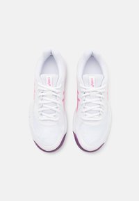 ASICS GEL DEDICATE 8 - Padel apavi - white/dragon fruit