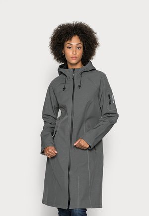 LONG RAINCOAT - Waterproof jacket - dark shadow