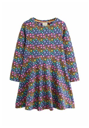 REGULAR FIT - RAINBOW LONG SLEEVE - Jersey dress - navy