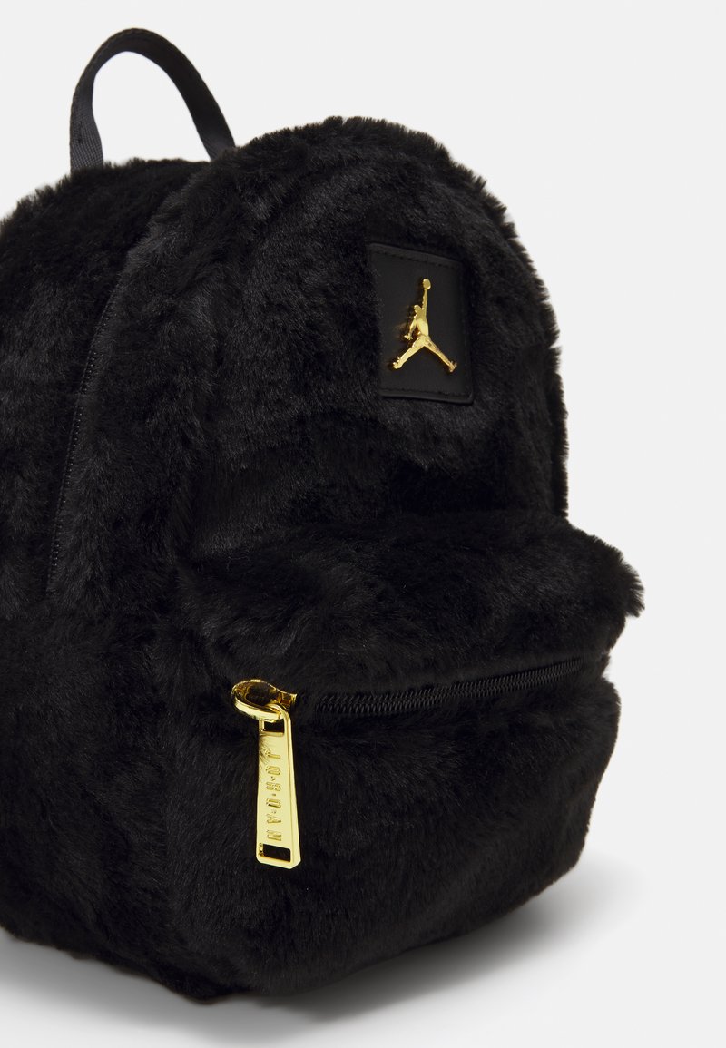 black furry mini backpack Jordan JAG MINI BACKPACK UNISEX - Rucksack - black