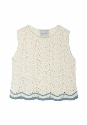 PUNTO CLAUDIA - Top - ecru blue