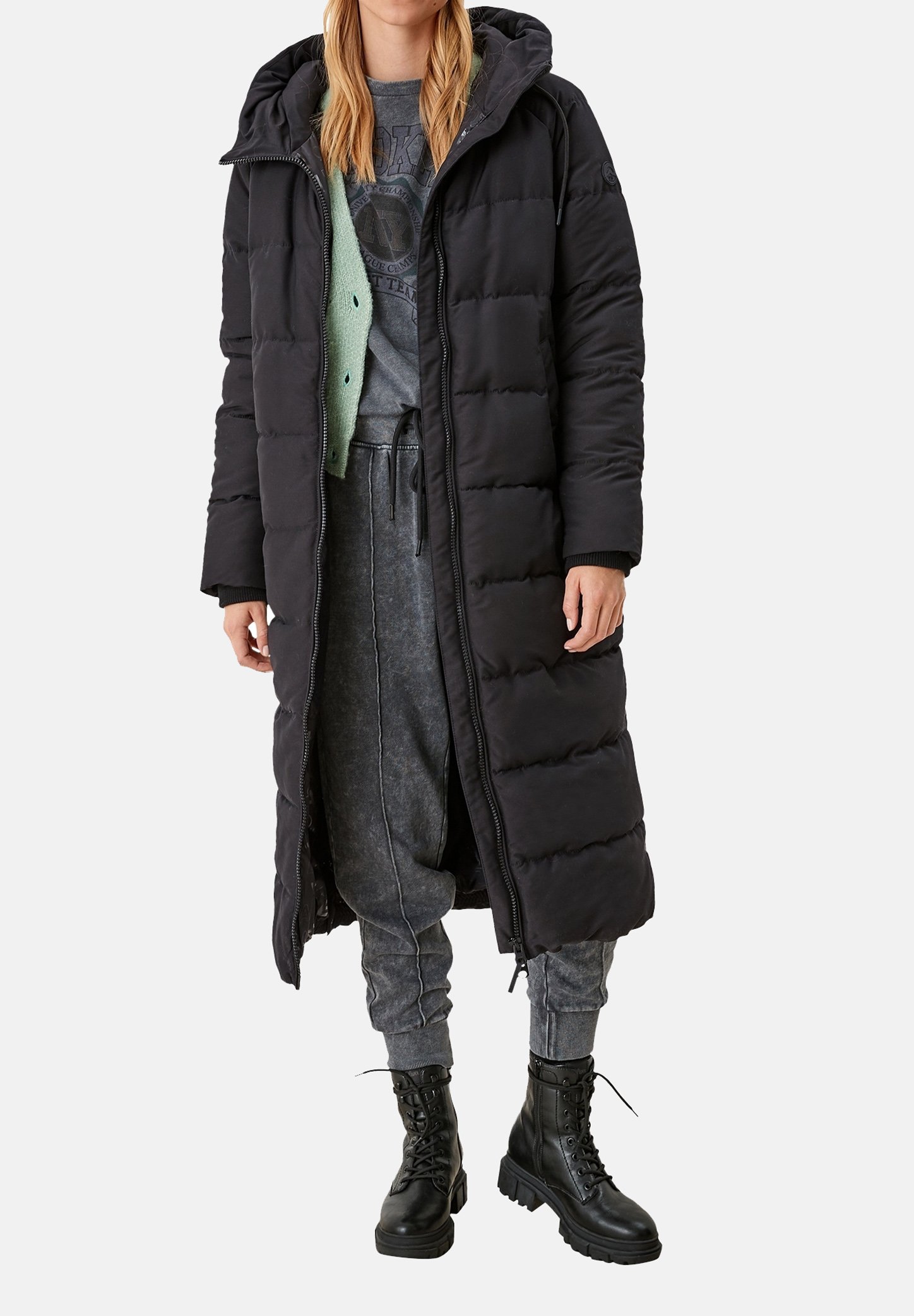S Oliver Qs Parka Damen GrÃ¼n Parka S Oliver Damen Mantel Lang