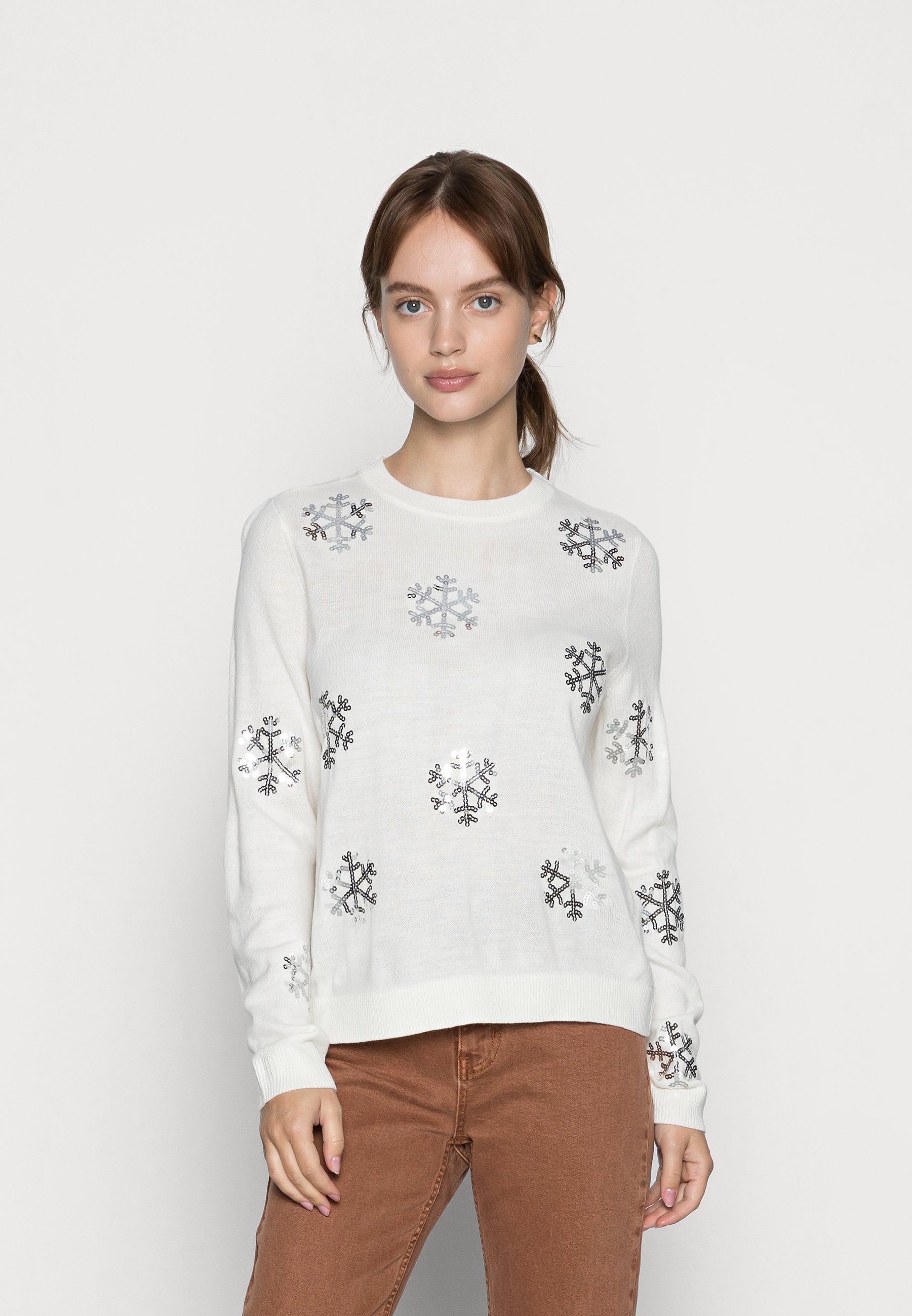 silver sequin jumper