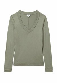 Reiss REGULAR FIT - BRADY V-NECK - Hosszú ujjú felső - sage