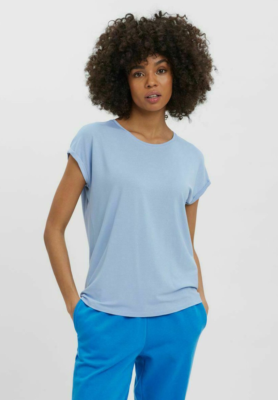 Vero Moda T-Shirt basic - blue bell 