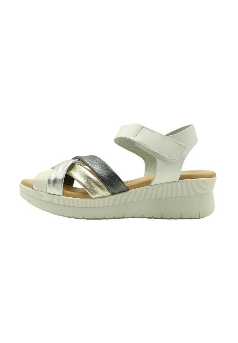 Merisell Sandalias con plataforma - blanco