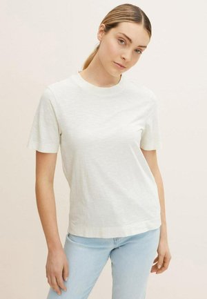 IN MELANGE OPTIK - T-shirt basic - sand stone beige
