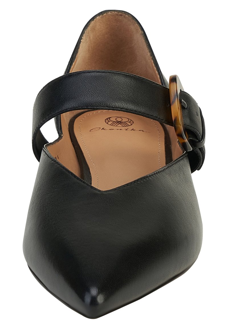 Damen Klassische Ballerinas | Ekonika Klassischer Ballerina black/schwarz - AG10774 Damen Klassische Ballerinas | Ekonika Klassischer Ballerina black/schwarz - AG10774
