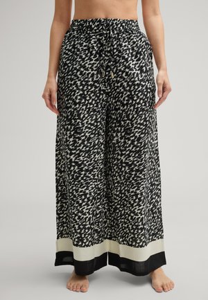 Pyjamasbyxor - schwarz/weiß