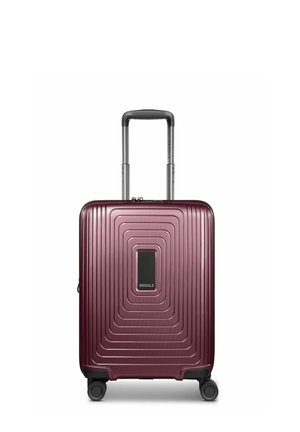 ESSENTIALS KABINENTROLLEY MIT DEHNFALTE - Wheeled suitcase - aubergine metallic