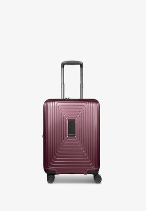 ESSENTIALS KABINENTROLLEY MIT DEHNFALTE - Trolley - aubergine metallic