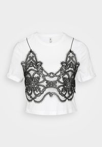 ONLLUANA TEE - Triko s potiskem - bright white