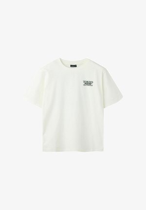 LMTD, T-SHIRT LOOSE FIT UNISEX - T-Shirt print - white alyssum