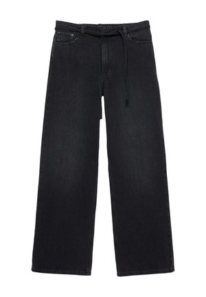 DRAWSTRING - BAGGY  - Džínsy baggy - black