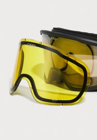 Giro MOXIE - Μάσκα σκι - black/white chute/amber gold/yellow