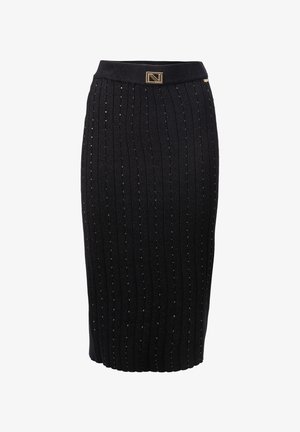 INFLUENCER Bleistiftrock - black