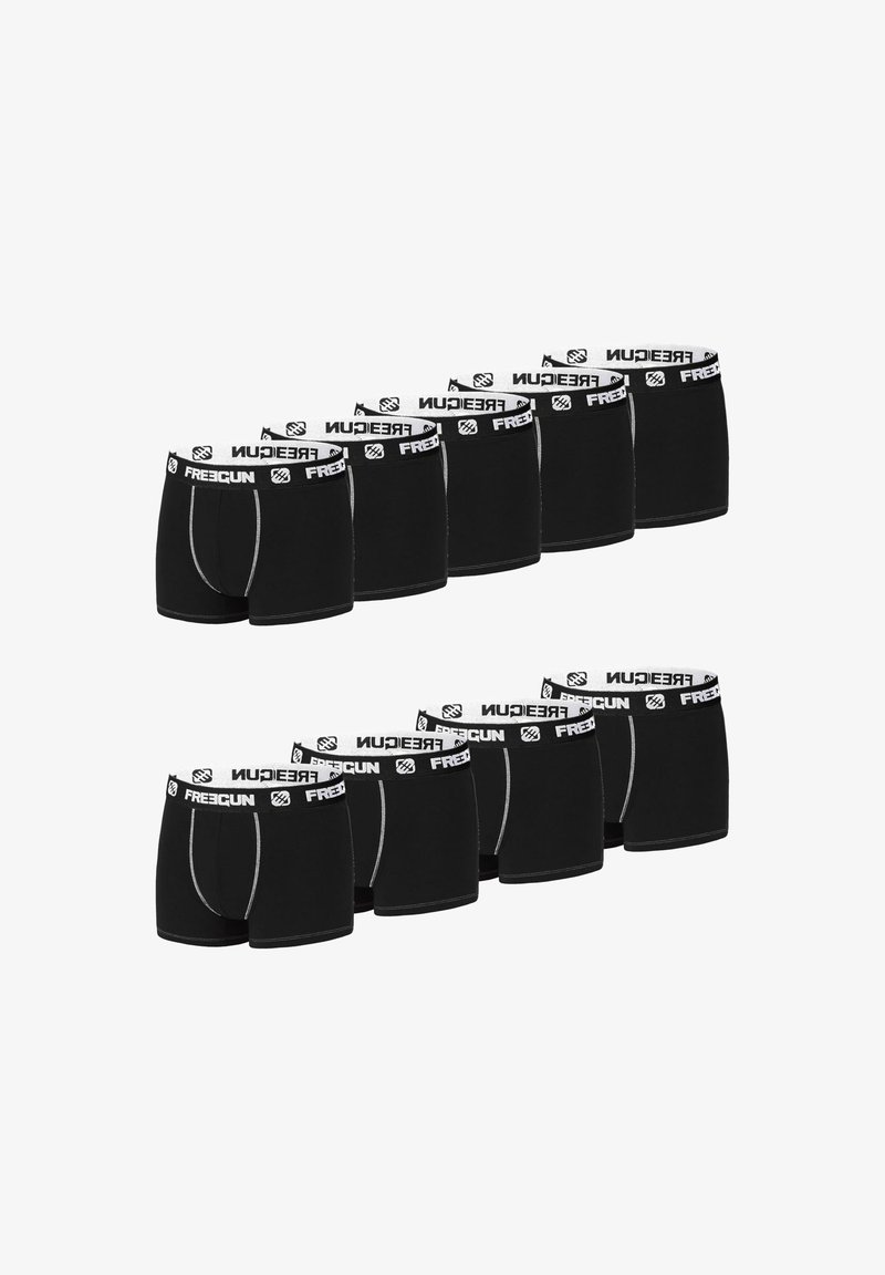 Freegun 9- PACK - Boxers - noir blanc