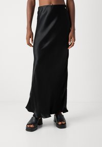 Mos Mosh GLOSSI SKIRT - Fustă maxi - black