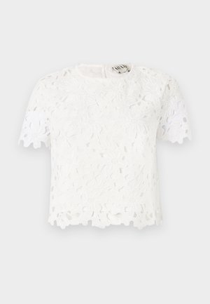 Aware VMROSE O NECK SHORT - Blouse - snow white