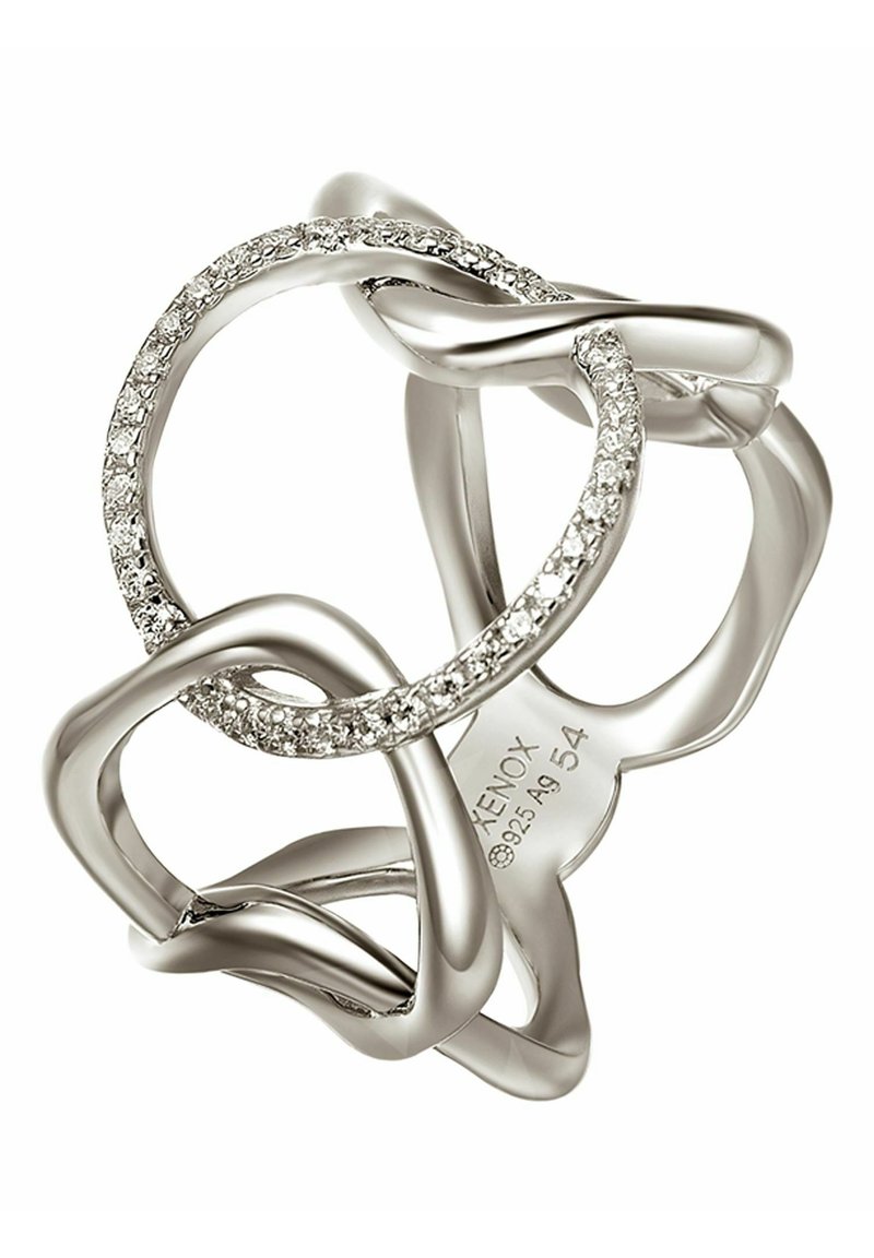 Orecchini Xenox Bohemian Cerchio In Argento 925 Con Zirconi Rosa | XS3513RN Power Tower - 4