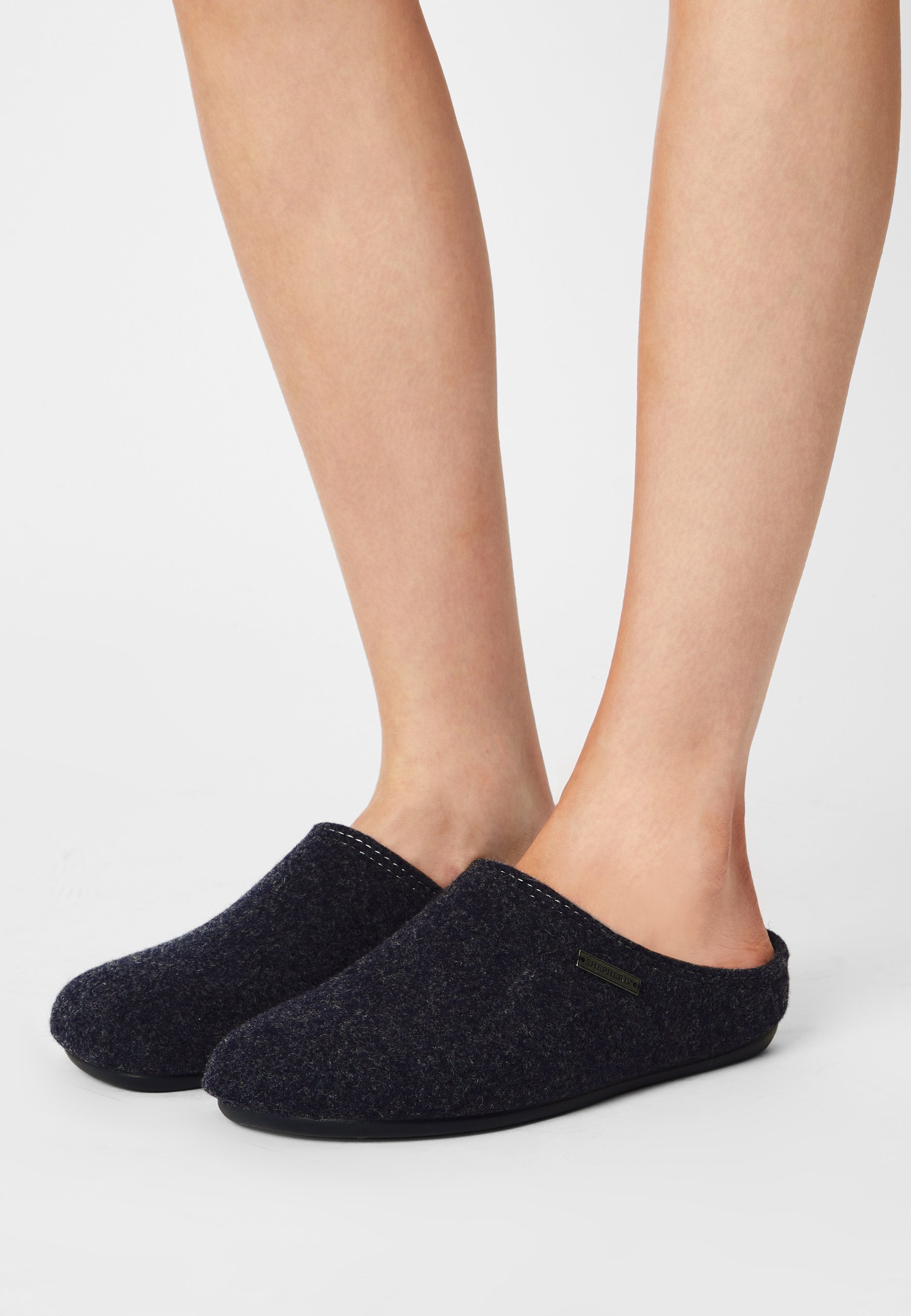Shepherd CILLA - Pantoffels - navy/donkerblauw - Zalando.nl