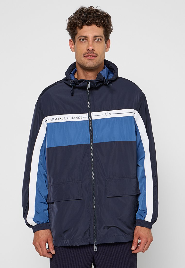 Armani Exchange Lichte jas donkerblauw Armani Exchange Lichte jas donkerblauw