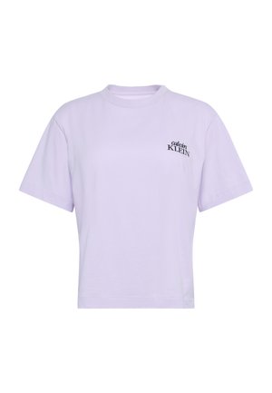 Calvin Klein Jeans, SS BOXY GRAPHIC T-SHIRT - T-shirt imprimé - island lilac
