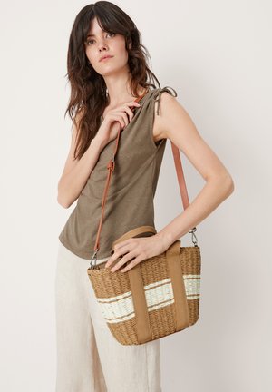 TAS - Tote bag - brown stripes