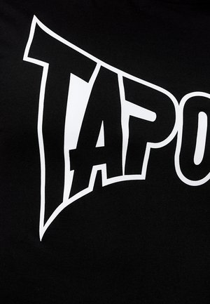 Tapout NORMALE PASSFORM LIFESTYLE - Marškinėliai su spaudiniu - black white