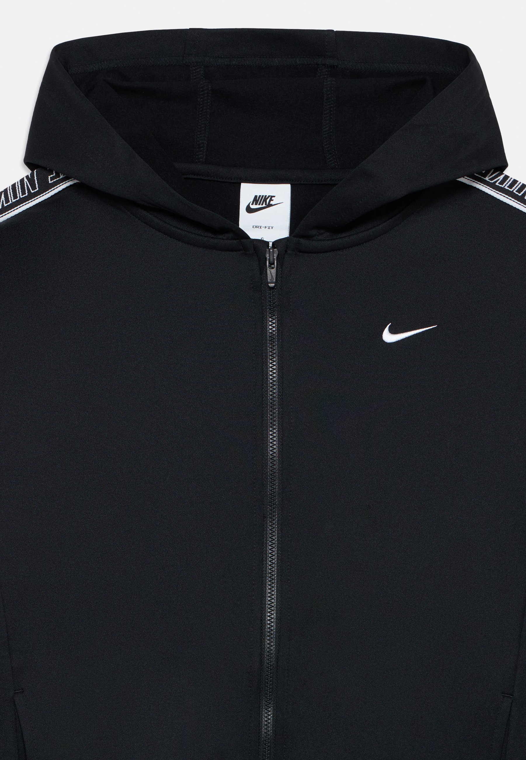 nike tape full zip hoodie grey