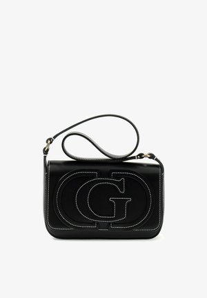 Guess, RUBY FLAP SHOULDER BAG - Borsa a tracolla - black
