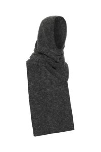 ALPHA HOODSCARF - Kruhová šála - charcoal melange