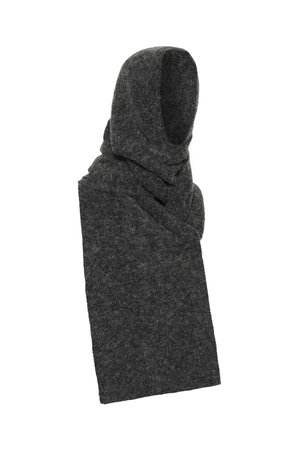 ALPHA HOODSCARF - Sieťka na vlasy - charcoal melange