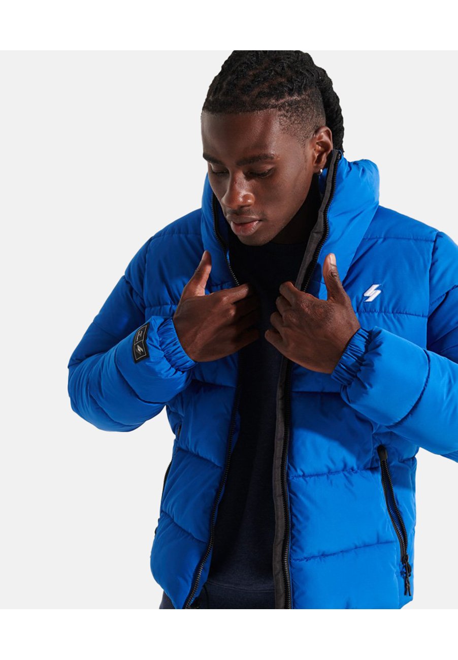 superdry coats blue
