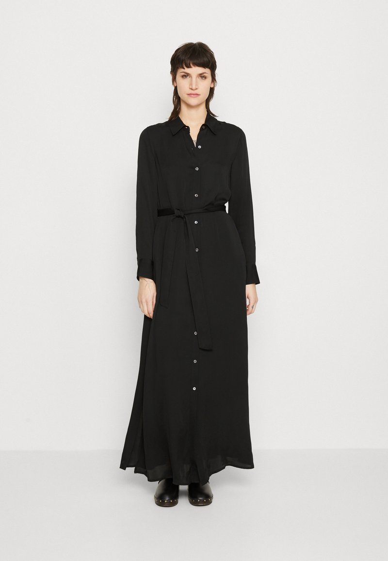 Banana Republic - ESSENTIAL SHIRTDRESS - Vestido largo - black, Ampliar