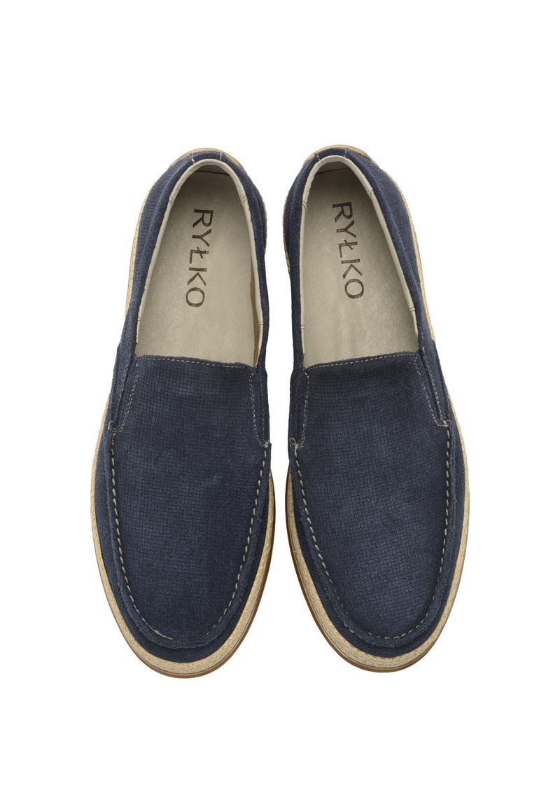 Herren Slipper | RYŁKO Mokassin dark blue/dunkelblau - SD31818 Herren Slipper | RYŁKO Mokassin dark blue/dunkelblau - SD31818