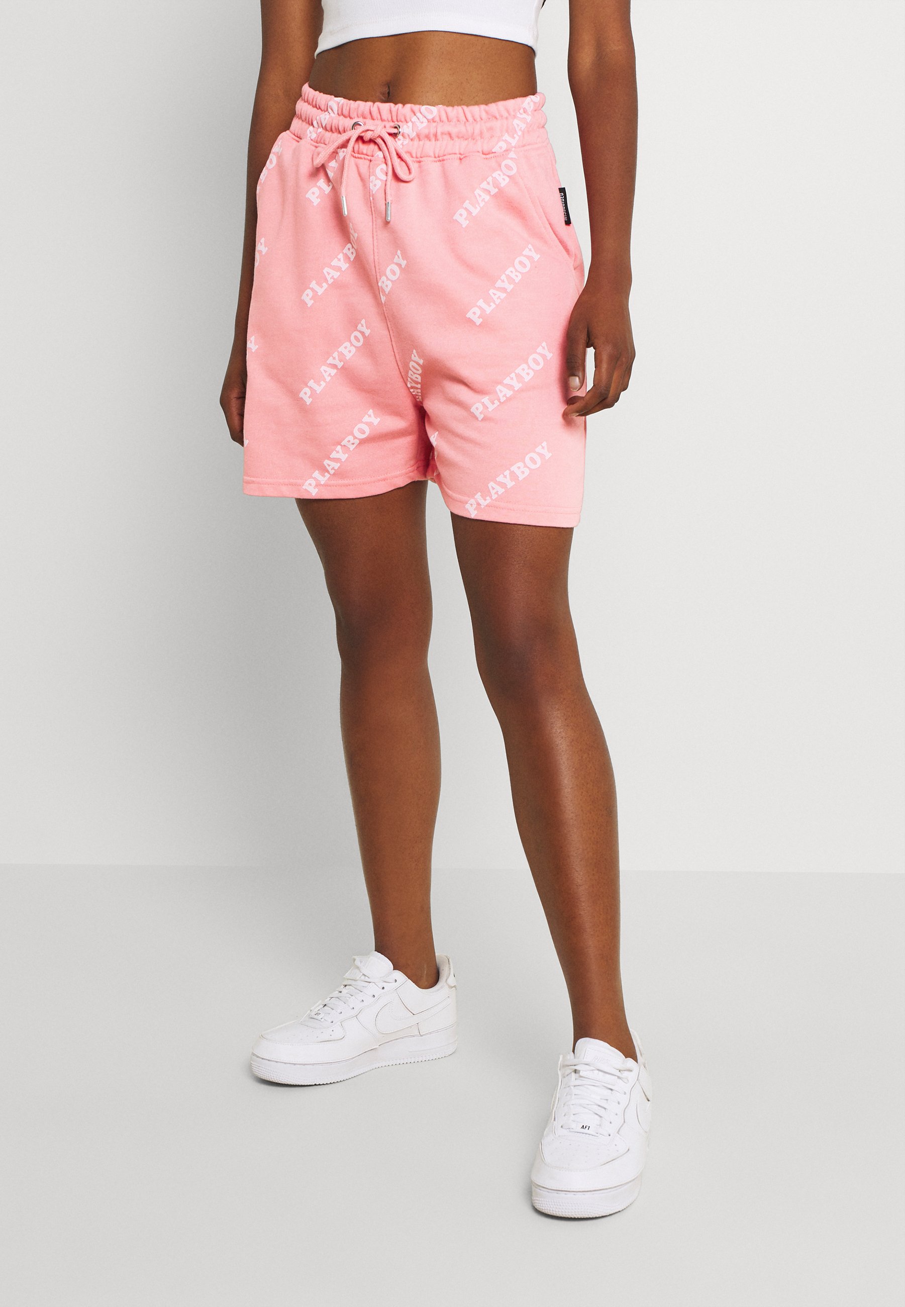 pink boyfriend shorts