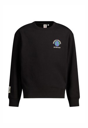STAN CREW - Collegepaita - washed black