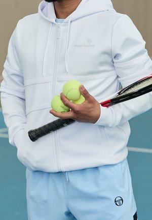 Zip-up sweatshirt - white