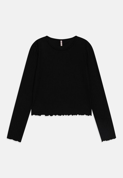 KOGNELLA LS O-NECK - Pullover - black