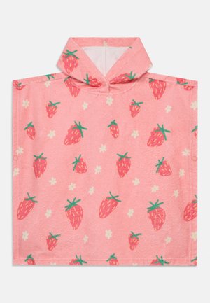 STRAWBERRY BEACH PONCHO - Beach accessory - pink