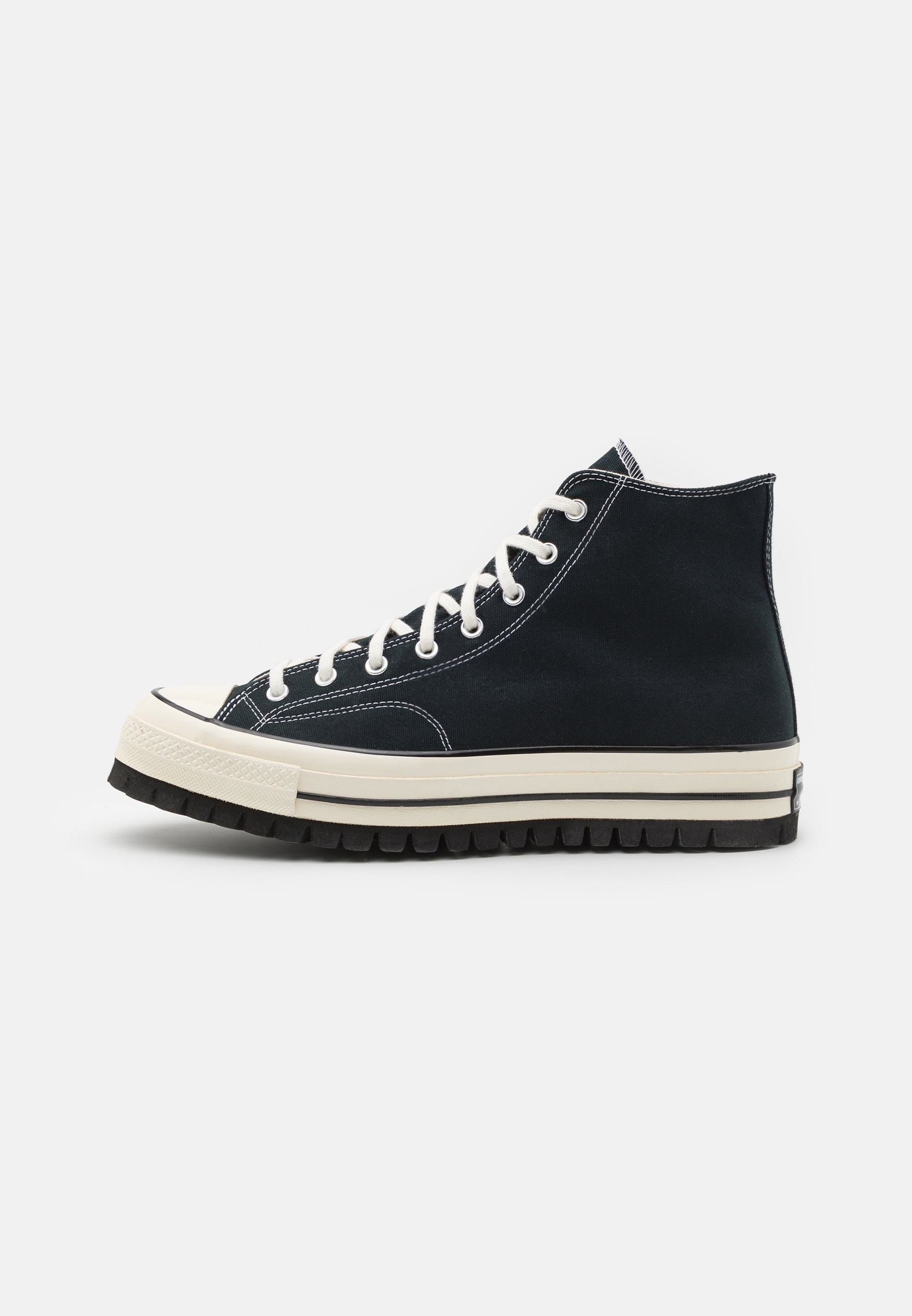 converse negras plataforma altas 70