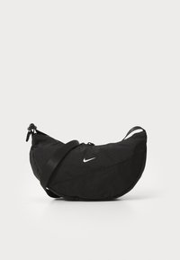 AURA CRESCENT - Skuldertasker - black/matte silver-coloured
