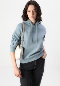 Calvin Klein Jeans INSTITUTIONAL GRAPHIC  HOODIE - Felpa - lead